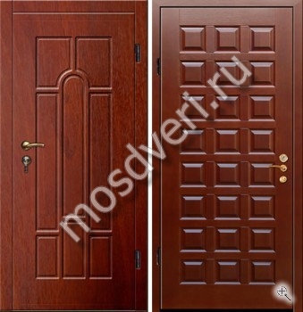 Входная дверь с отделкой панелями МДФ - купить от производителя Мосдвери Входная дверь с отделкой панелями МДФ